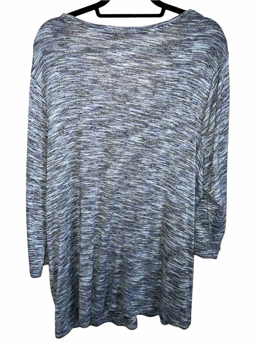 𝐋𝐀𝐍𝐄 𝐁𝐑𝐘𝐀𝐍𝐓 | GRAY HEATHERED LONG SLEEVE TOP - Picture 2 of 5